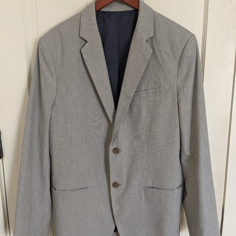 42R Slim Grey Blazer/Sport Coat, Banana Republic